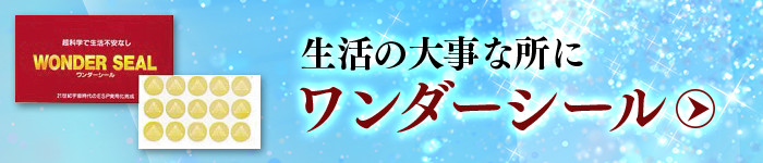 生活の大事な所にワンダーシール
